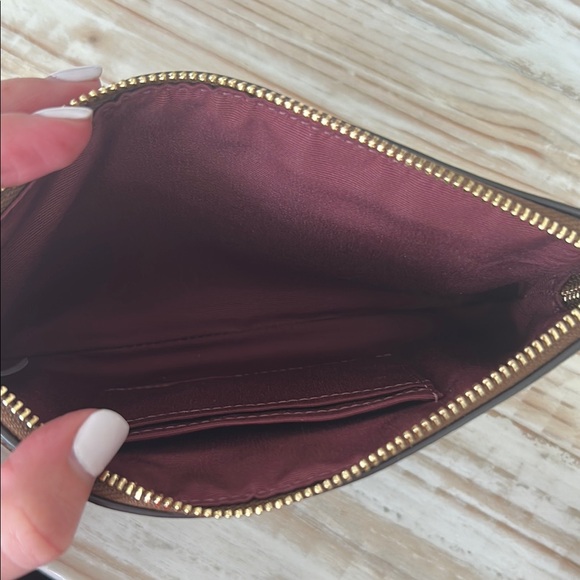 Coach Brown Wristlet - Picture 4 of 6